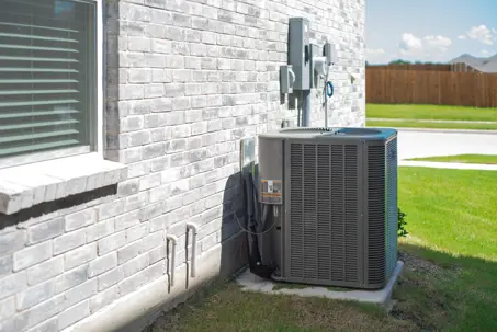 an HVAC system oudoor