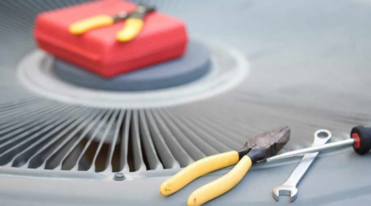 outdoor unit and some tools