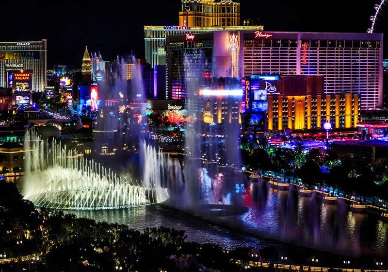 Las Vegas Skyline Colored
